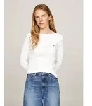 Tommy Hilfiger 3/4-Arm-Shirt "NEW CODY BOAT-NECK" Baumwolle, U-Boot-Ausschnitt,...