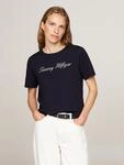 Tommy Hilfiger T-Shirt "NOS SCRIPT REGULAR C-NK SHORT SLEEVE" mit Rundhals und