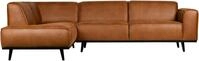 WOOOD Ecksofa "Statement" frei im Raum stellbar, H 77 cm x B 274 cm