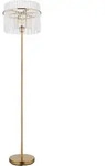 GLOBO LIGHTING Stehlampe "GORLEY", gold (goldfarben matt), &Oslash; 38cm H: 152cm, 1 Stk.,