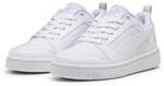 Sneaker PUMA "REBOUND V6 LO JR", Kinder, Gr. 36, wei&szlig; (puma wei&szlig;, cool light gray),