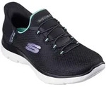 Wanderschuh SKECHERS "Slip-ins", Kinder, Gr. 36, schwarz, Obermaterial: 100%