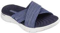 Skechers Pantolette "GO WALK FLEX SANDAL-BUTTERFLY BLISS" Keilabsatz, Sommerschuh,