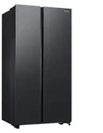 SAMSUNG Side-by-Side "RS62DG5003S9", E (A-G), silber (premium schwarz steel), ohne SAMSUNG Side-by-Side "RS62DG5003S9", E (A-G), silber (premium schwarz steel), ohne