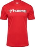 Trainingsshirt HUMMEL "HMLLOGO JERSEY S/S", Gr. XXL (56), rot (true rot),