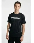 Trainingsshirt HUMMEL "HMLLOGO JERSEY S/S", Gr. XXL (56), schwarz, Obermaterial: 100%