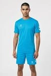 Sportanzug HUMMEL "HMLLOGO SET", Herren, Gr. XXL (56), diva blau, Obermaterial: 100%