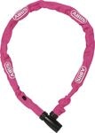 Kettenschloss ABUS "1500/60 web", rot (coral), Sicherheitsschl&ouml;sserB:7cm L:32cm,