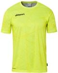 Trainingsshirt UHLSPORT "Trainings-T-Shirt Prediction Kids", M&auml;dchen, Gr. 116, gelb
