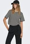 ONLY Kurzarmshirt "ONLLIVINA S/S STRIPE TEE JRS NOOS"