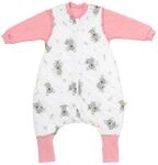 Babyschlafsack SCHLUMMERSACK "Schlafsack mit F&uuml;&szlig;en 3.5 Tog" Gr. 80, rosa...