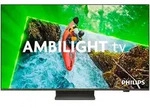 PHILIPS LED-Fernseher "55PUS8609/12", G (A-G), silber (chrom matt), 55, Fernseher PHILIPS LED-Fernseher "55PUS8609/12", G (A-G), silber (chrom matt), 55, Fernseher