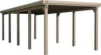 weka Einzelcarport "617 Gr.3" Massivholz 270 cm braun