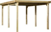 weka Einzelcarport "617 Gr.1" Massivholz 270 cm braun