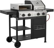 El Fuego Gasgrill "Kombigrill 3-in-1 Boston" inkl. Pizzastein und Planchaplatte als