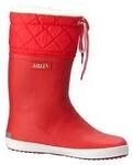 Gummistiefel AIGLE "Giboulee 2", M&auml;dchen, Gr. 35, rot (rot, wei&szlig;), Obermaterial: