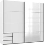 Wimex Schwebet&uuml;renschrank "Emden moderner Kleiderschrank mit Spiegel und Schubladen"