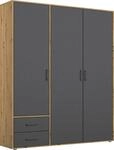 rauch Dreht&uuml;renschrank "Kleiderschrank Schrank Garderobe W&auml;scheschrank VOYAGER" in