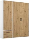 rauch Dreht&uuml;renschrank "Kleiderschrank Schrank Garderobe W&auml;scheschrank VOYAGER" in
