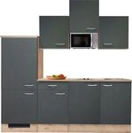 Flex-Well K&uuml;chenzeile "Morena" mit E-Ger&auml;ten, Gesamtbreite 210 cm