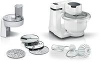 BOSCH K&uuml;chenmaschine "MUMS2EB01 MUM Serie 2" Durchlaufschnitzler, 3 Reibescheiben,