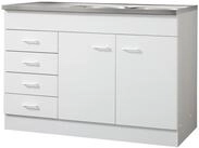 KOCHSTATION Sp&uuml;lenschrank "KS-Elster" Breite 120 cm