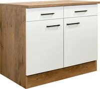 Flex-Well Unterschrank "Vintea" (B x H x T) 100 x 85 x 60 cm, f&uuml;r viel Stauraum