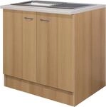 Flex-Well Sp&uuml;lenschrank "Nano" (B x H x T) 100 x 85/86 x 60 cm, inkl. Einbausp&uuml;le
