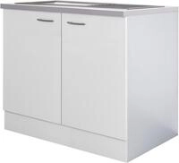 Flex-Well Sp&uuml;lenschrank "Wito" (B x H x T) 100 x 85/86 x 60 cm, inkl. Einbausp&uuml;le