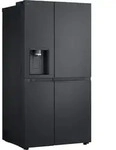 LG Side-by-Side, C (A-G), silber (essence schwarz steel), B:91,3cm H:179cm T:73,5cm, LG Side-by-Side, C (A-G), silber (essence schwarz steel), B:91,3cm H:179cm T:73,5cm,