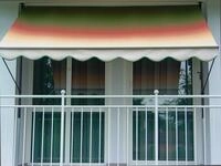 Angerer Freizeitm&ouml;bel Klemmmarkise gr&uuml;n/rot/gelb, Ausfall: 150 cm, versch....