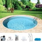 my POOL BWT Rundpool "mit sandfarbener Folie f&uuml;r den Karibik Look" H&ouml;he: 150 cm, in