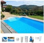 KWAD Schwimmbecken "STYROPORSTEIN POOL ALL INCLUSIVE, BxLxH: 300x600x150 cm" mit
