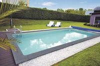 KWAD Schwimmbecken "STYROPORSTEIN POOL ALL INCLUSIVE, BxLxH: 300x600x150 cm" mit