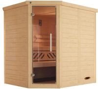 weka Sauna "Design-Sauna KEMI" Blockbohlen, vorgefertigte Elemente, moderne