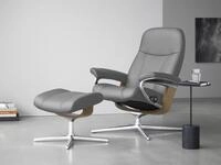 Stressless Relaxsessel "Consul" mit Cross Base, Gr&ouml;&szlig;e S, M & L, Holzakzent Eiche,