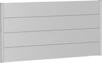 Biohort Sichtschutzelement 4 Metall-Paneele und 2 F&uuml;hrungsschienen, LxH: 180x91 cm