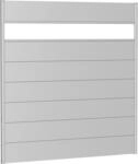Biohort Sichtschutzelement 7 Metall-Paneele, 1 Acrylglas-Paneel und 2 Schienen, LxH:
