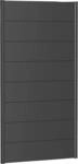 Biohort Sichtschutzelement 8 Metall-Paneele und 2 F&uuml;hrungsschienen, LxH: 96x182 cm