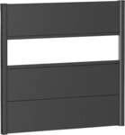 Biohort Sichtschutzelement 3 Metall-Paneele, 1 Acrylglas-Paneel und 2 Schienen, LxH: