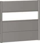 Biohort Sichtschutzelement 3 Metall-Paneele, 1 Acrylglas-Paneel und 2 Schienen, LxH: