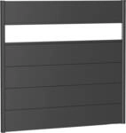 Biohort Sichtschutzelement 5 Metall-Paneele, 1 Acrylglas-Paneel und 2 Schienen, LxH: