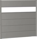 Biohort Sichtschutzelement 5 Metall-Paneele, 1 Acrylglas-Paneel und 2 Schienen, LxH: