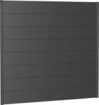 Biohort Sichtschutzelement 8 Metall-Paneele und 2 F&uuml;hrungsschienen, LxH: 194x182 cm