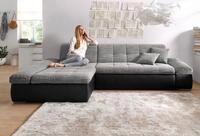 DOMO collection Ecksofa "MORIC 300x172 cm, XXL-Sofa mit viel Platz, L-Form,...