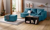 Home affaire Ecksofa "Italia L-Form, B: 217 cm" Bettfunktion, Bettkasten & 1