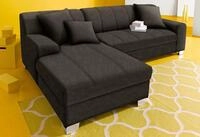 DOMO collection Ecksofa "TURAH 239x152 cm, inkl. Zierkissen, moderne Steppung"...