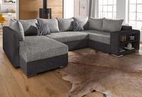 COLLECTION AB Wohnlandschaft "John U-Form, B: 294 cm" Bettfunktion, Bettkasten,
