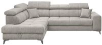 ED EXCITING DESIGN Ecksofa "Sydney L-Form" motorischer Sitztiefenverstellung,
