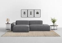 TRENDMANUFAKTUR Ecksofa "Braga, mit hochwertigem Kaltschaum, L-Form,...